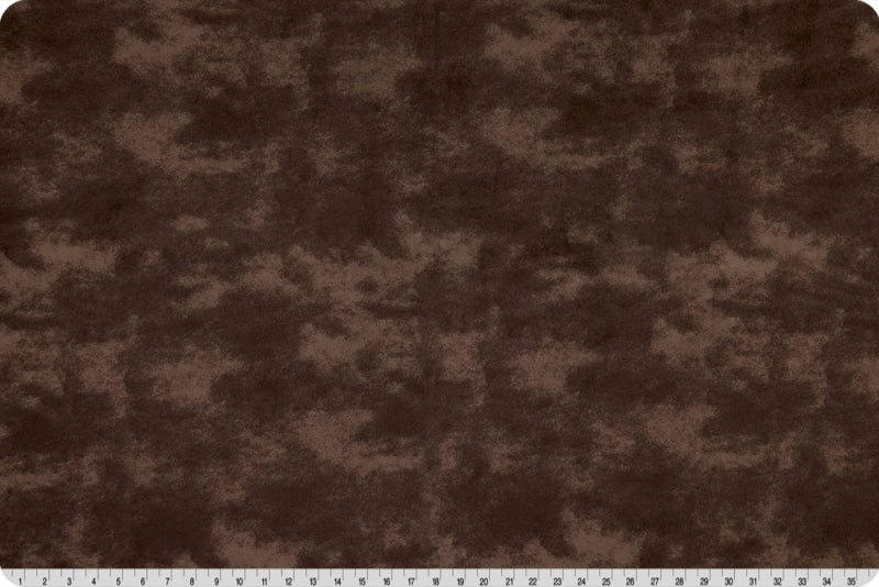 Shannon Fabrics Extra Wide 90" Mist Cuddle Chocolate Minky Fabric - On Pins & Needles Quilting Co.