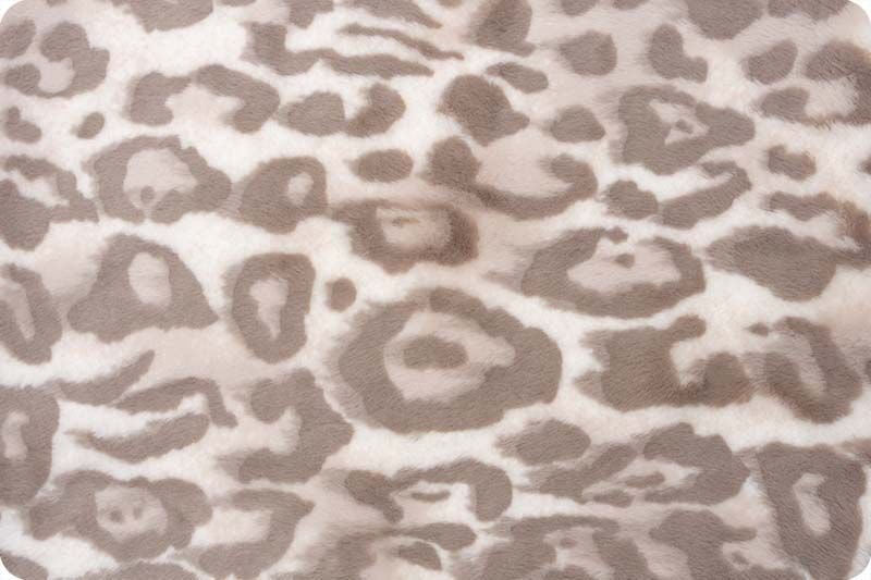 Shannon Fabrics Luxe Cuddle Bunny Jungle Cat Coconut Cream Minky Fabric - On Pins & Needles Quilting Co.