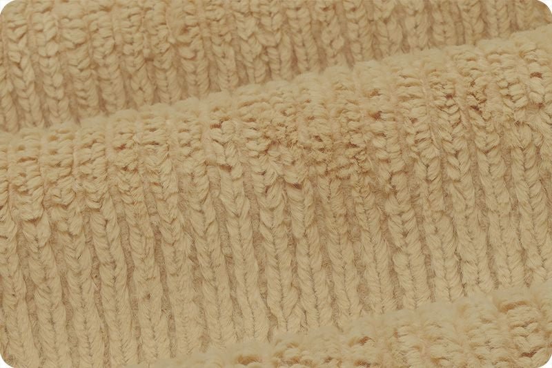 Shannon Fabrics Luxe Cuddle Chenille Camel Minky Fabric - On Pins & Needles Quilting Co.