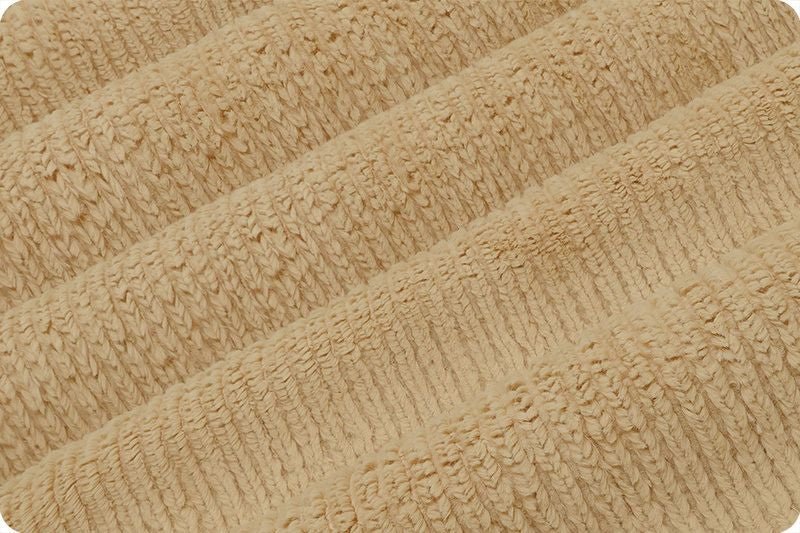 Shannon Fabrics Luxe Cuddle Chenille Camel Minky Fabric - On Pins & Needles Quilting Co.