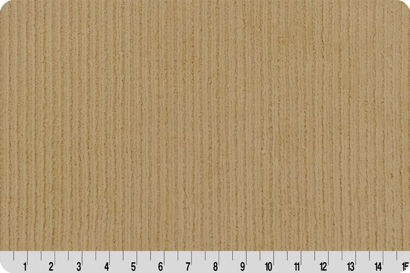 Shannon Fabrics Luxe Cuddle Chenille Camel Minky Fabric - On Pins & Needles Quilting Co.