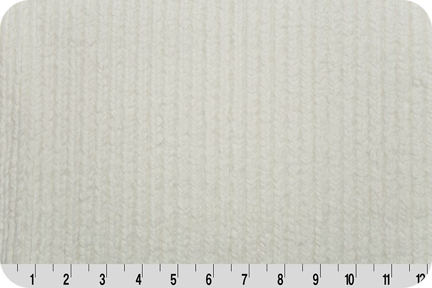 Shannon Fabrics Luxe Cuddle Chenille Natural Minky Fabric - On Pins & Needles Quilting Co.