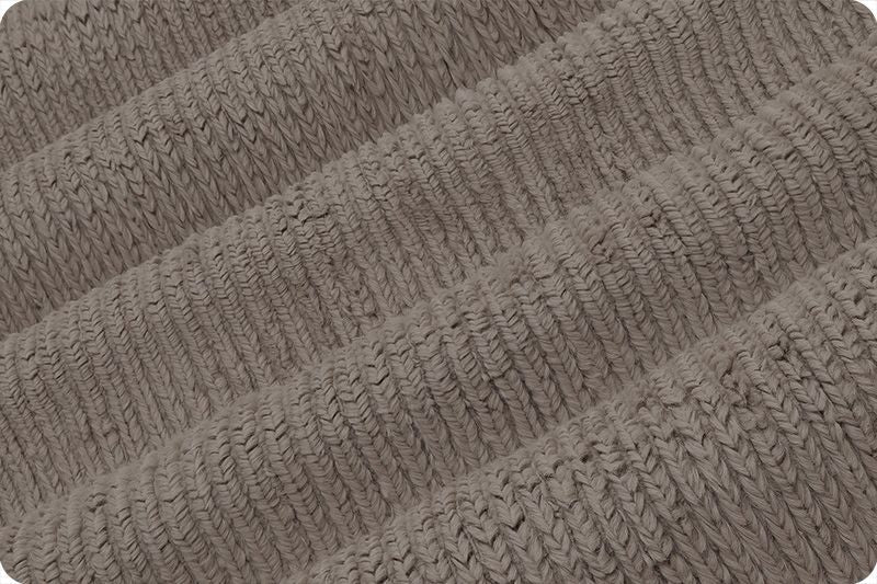 Shannon Fabrics Luxe Cuddle Chenille Simply Taupe Minky Fabric - On Pins & Needles Quilting Co.