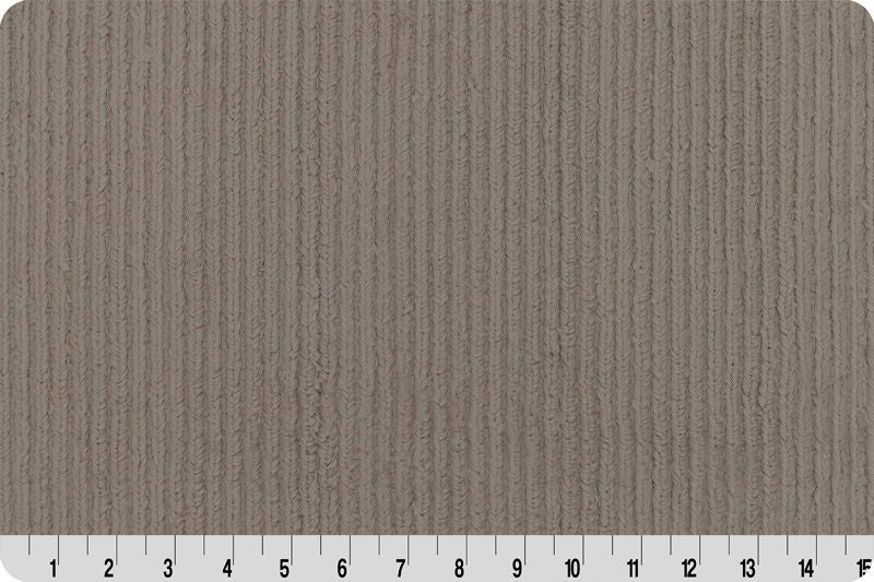 Shannon Fabrics Luxe Cuddle Chenille Simply Taupe Minky Fabric - On Pins & Needles Quilting Co.