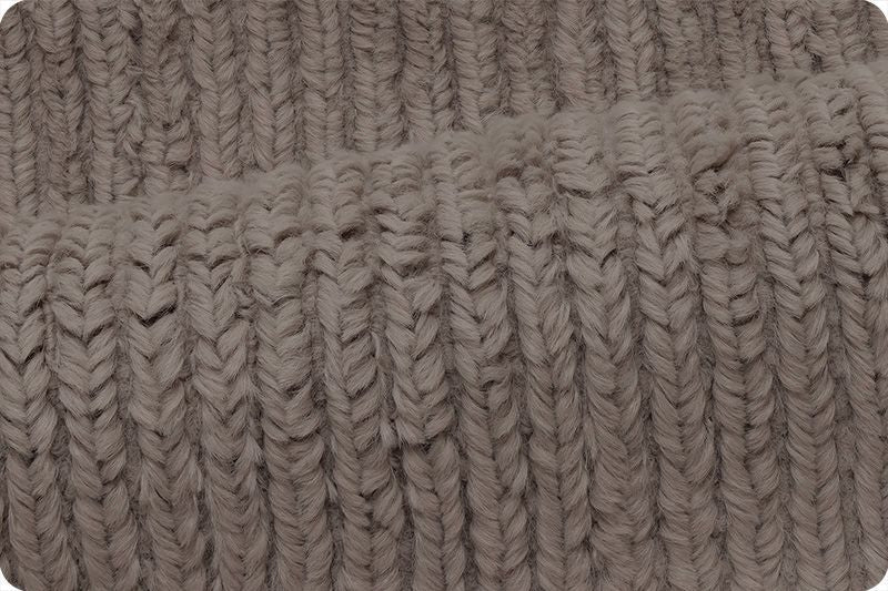 Shannon Fabrics Luxe Cuddle Chenille Simply Taupe Minky Fabric - On Pins & Needles Quilting Co.