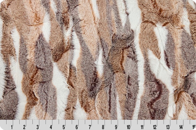 Shannon Fabrics Luxe Cuddle Frosted Himalayan Autumn Minky Fabric - On Pins & Needles Quilting Co.