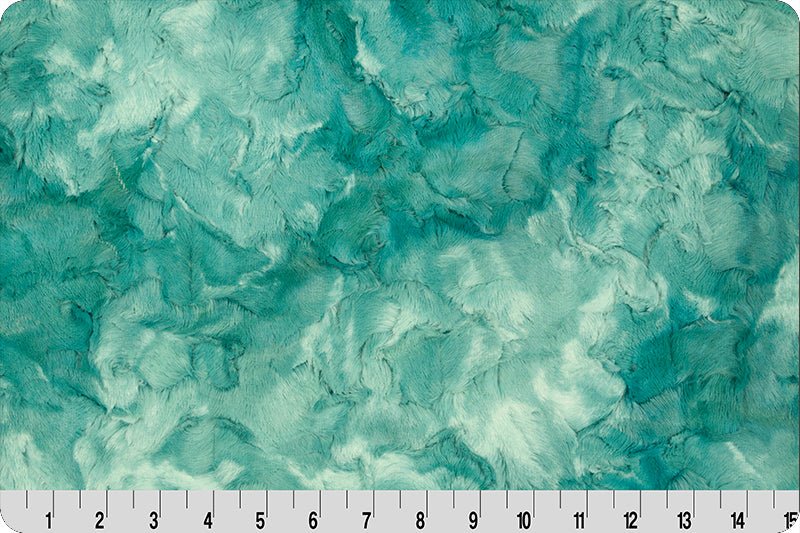 Shannon Fabrics Luxe Cuddle Galaxy Spearmint Minky Fabric - On Pins & Needles Quilting Co.
