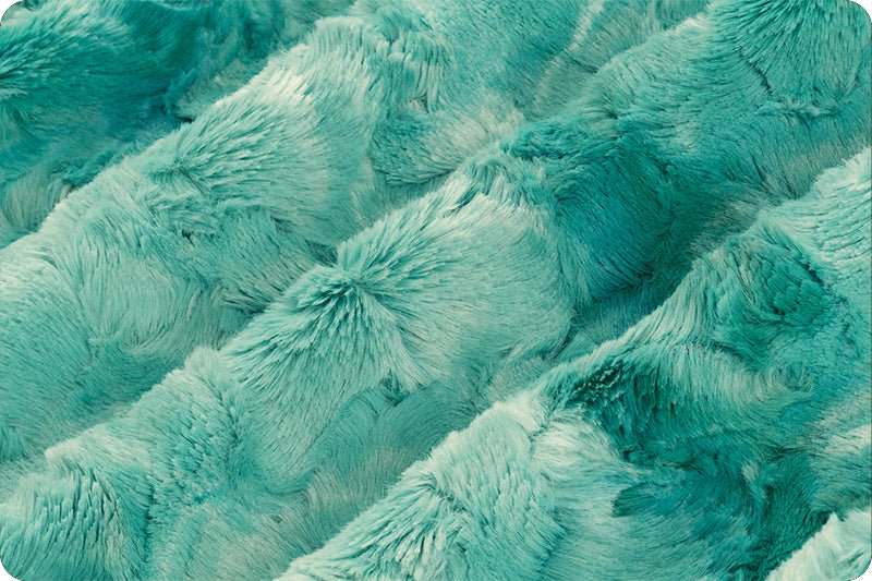 Shannon Fabrics Luxe Cuddle Galaxy Spearmint Minky Fabric - On Pins & Needles Quilting Co.