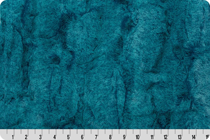 Shannon Fabrics Luxe Cuddle Heather Lagoon Minky Fabric - On Pins & Needles Quilting Co.