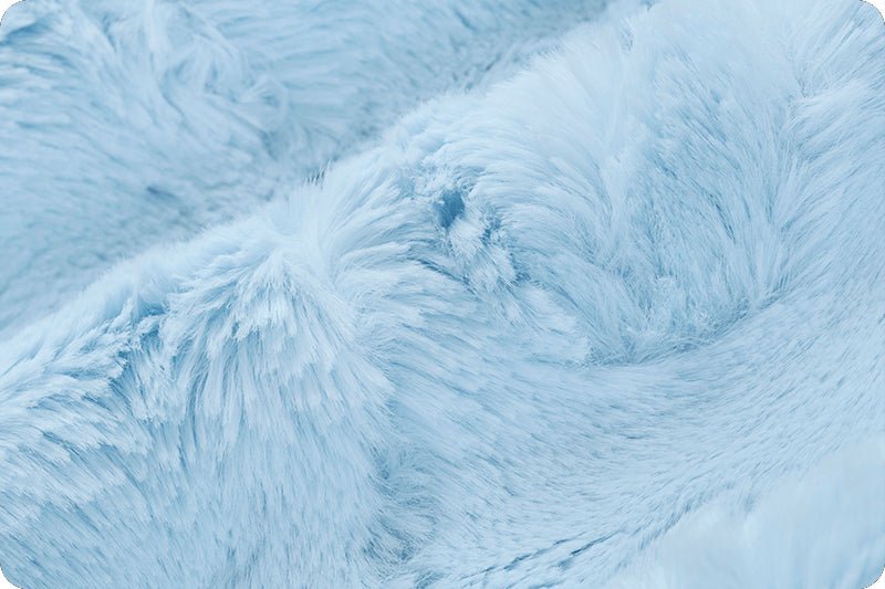 Shannon Fabrics Luxe Cuddle Hide Baby Blue Minky Fabric - On Pins & Needles Quilting Co.