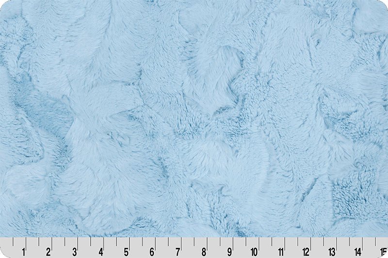 Shannon Fabrics Luxe Cuddle Hide Baby Blue Minky Fabric - On Pins & Needles Quilting Co.