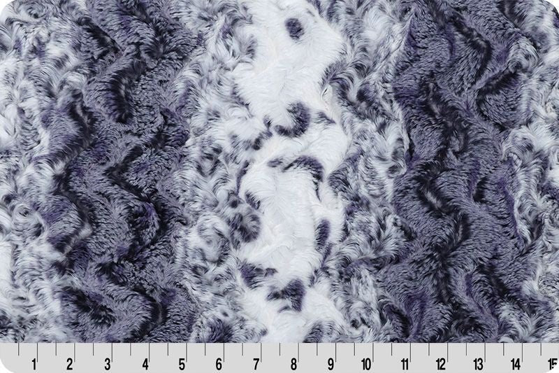 Shannon Fabrics Luxe Cuddle Snowy Owl Indigo Minky Fabric - On Pins & Needles Quilting Co.