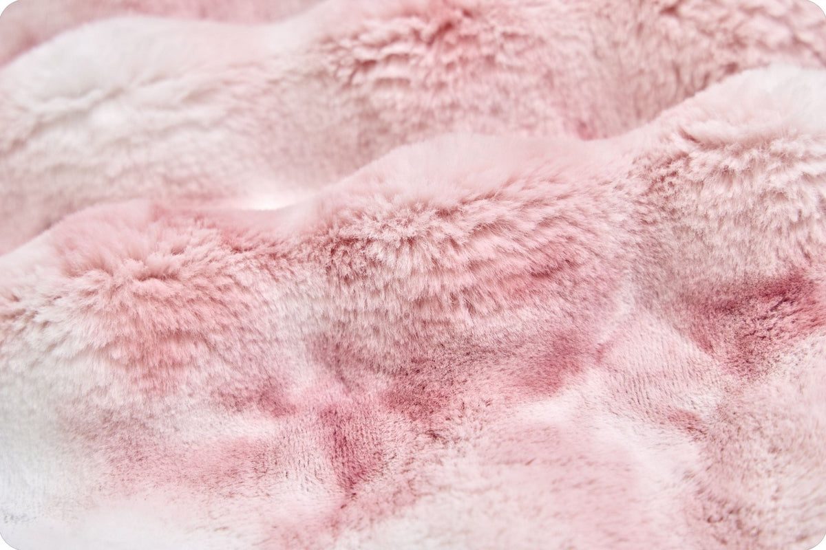 Scuddle Puff Shannon Fabrics Luxe Cuddle Sorbet Powderpuff Rosewater Minky Fabric