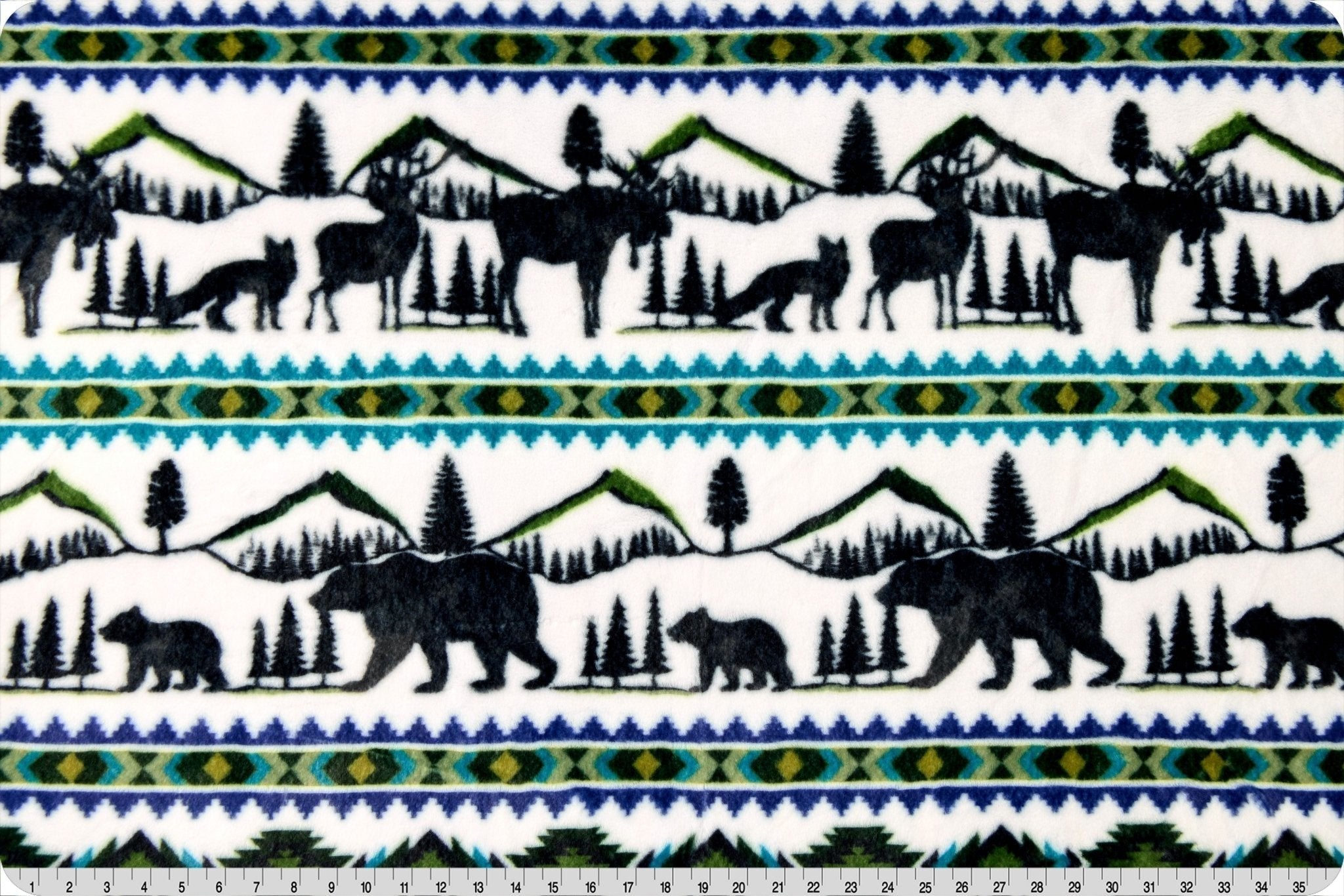 Shannon Fabrics Luxe Cuddle Trailhead Loden Minky Fabric - On Pins & Needles Quilting Co.