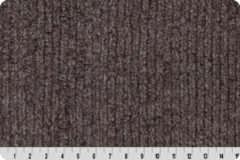 Shannon Fabrics Luxe Cuddle Weave Chestnut Minky Fabric - On Pins & Needles Quilting Co.