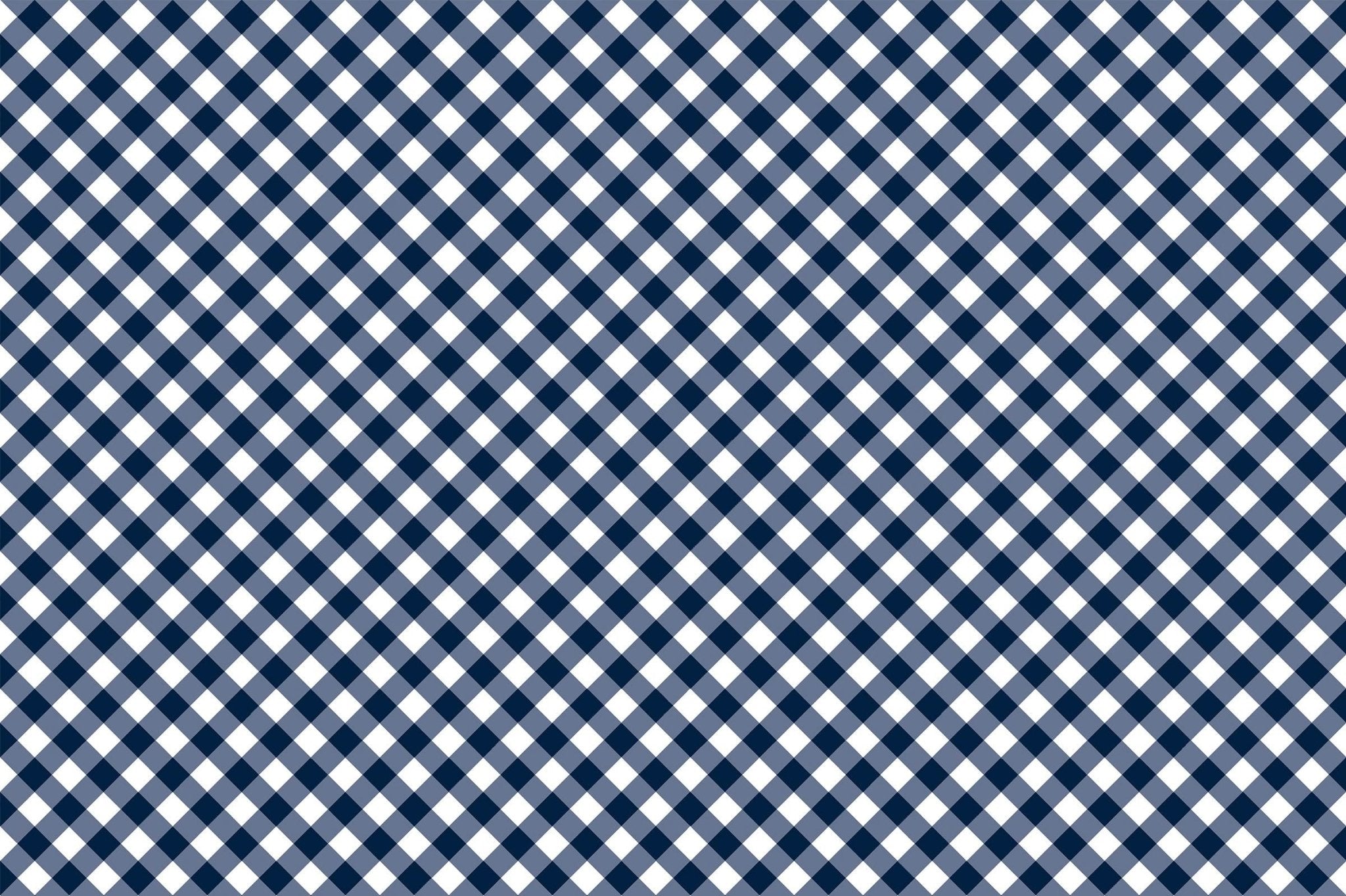 Shannon Fabrics Quilting Cuddle Barely Basics Gingham Navy 1.5mm 44" Wide Minky Fabric - On Pins & Needles Quilting Co.