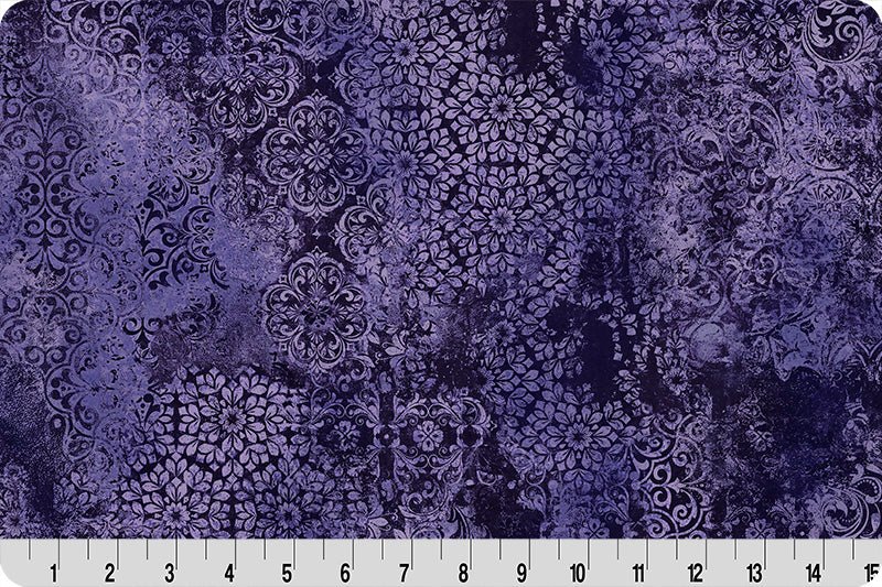 Shannon Fabrics Quilting Cuddle Barely Basics Stone Wash Jewel 1.5mm 44" Wide Minky Fabric