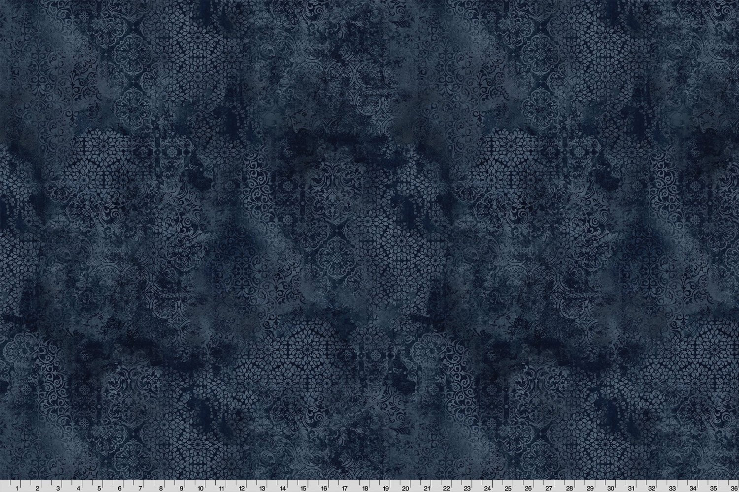 Shannon Fabrics Quilting Cuddle Barely Basics Stone Wash Navy 1.5mm 44" Wide Minky Fabric