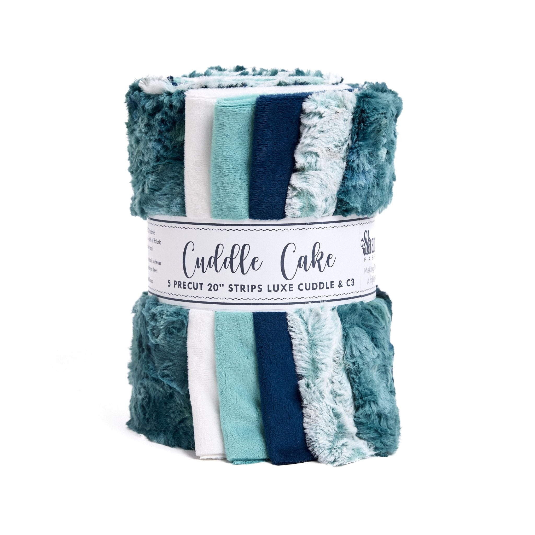 Shannon Fabrics Solid Cuddle 3 Cake Kit Galaxy Mallard Minky Fabric - On Pins & Needles Quilting Co.