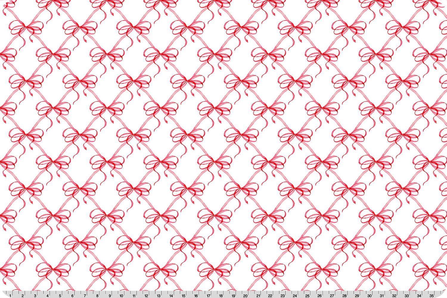 Shannon Fabrics Tied With A Bow Digital Cuddle Snow Cardinal Minky Fabric - On Pins & Needles Quilting Co.