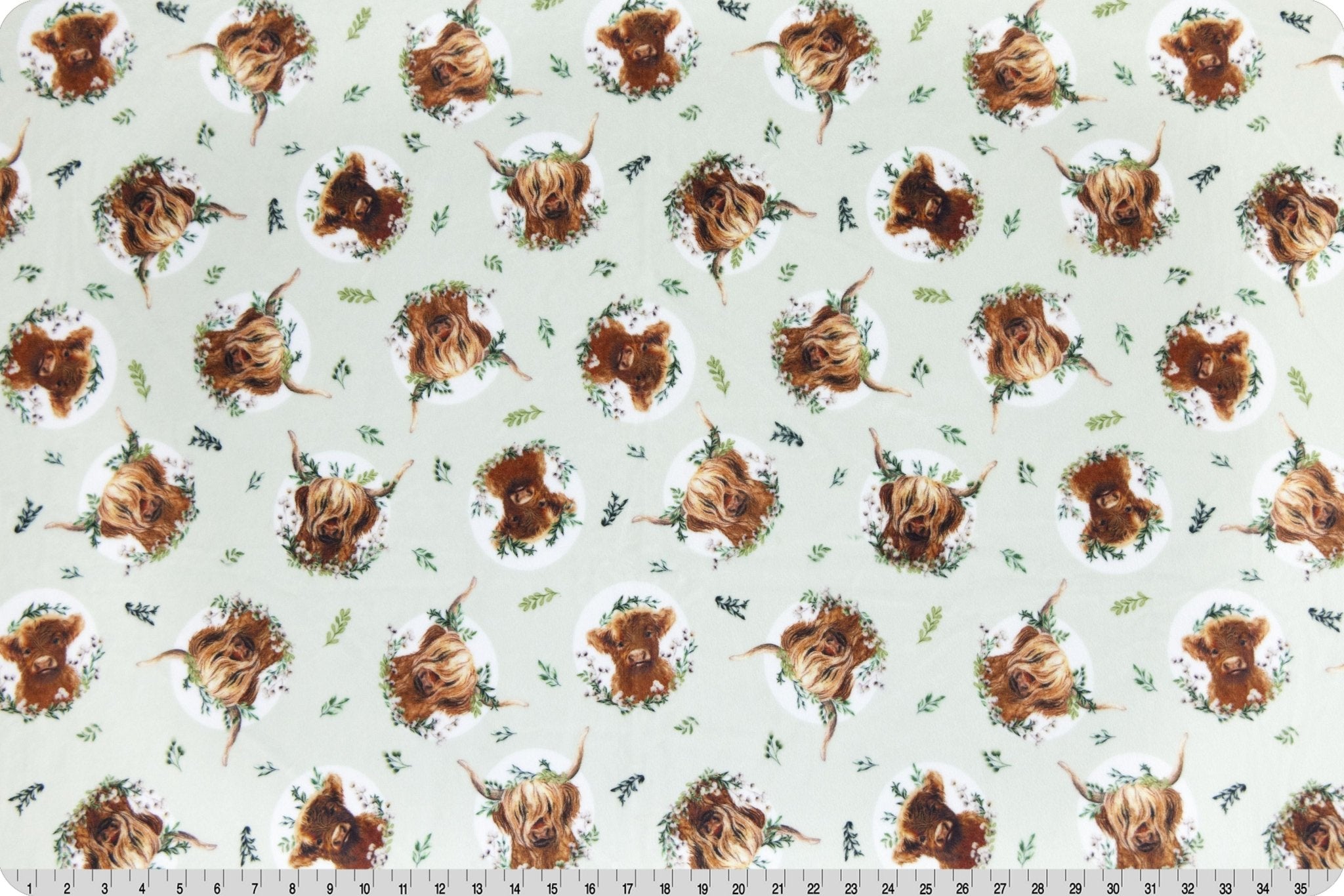 Shannon Fabrics Wild Highlands Digital Cuddle Penny Minky Fabric - On Pins & Needles Quilting Co.