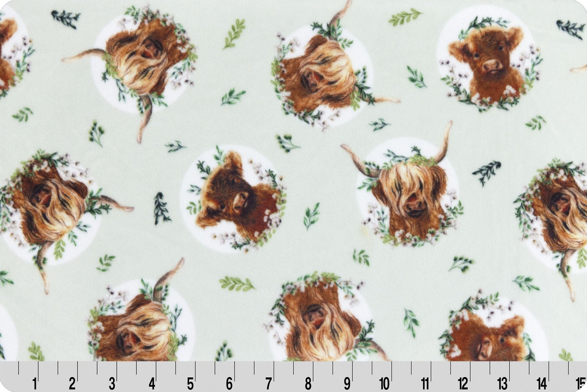 Shannon Fabrics Wild Highlands Digital Cuddle Penny Minky Fabric - On Pins & Needles Quilting Co.