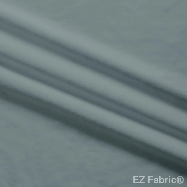 EZ Fabrics Gray Solid Silky Smooth Minky 3mm Fabric (PRICE PER 1/2 YARD) - On Pins & Needles Quilting Co.