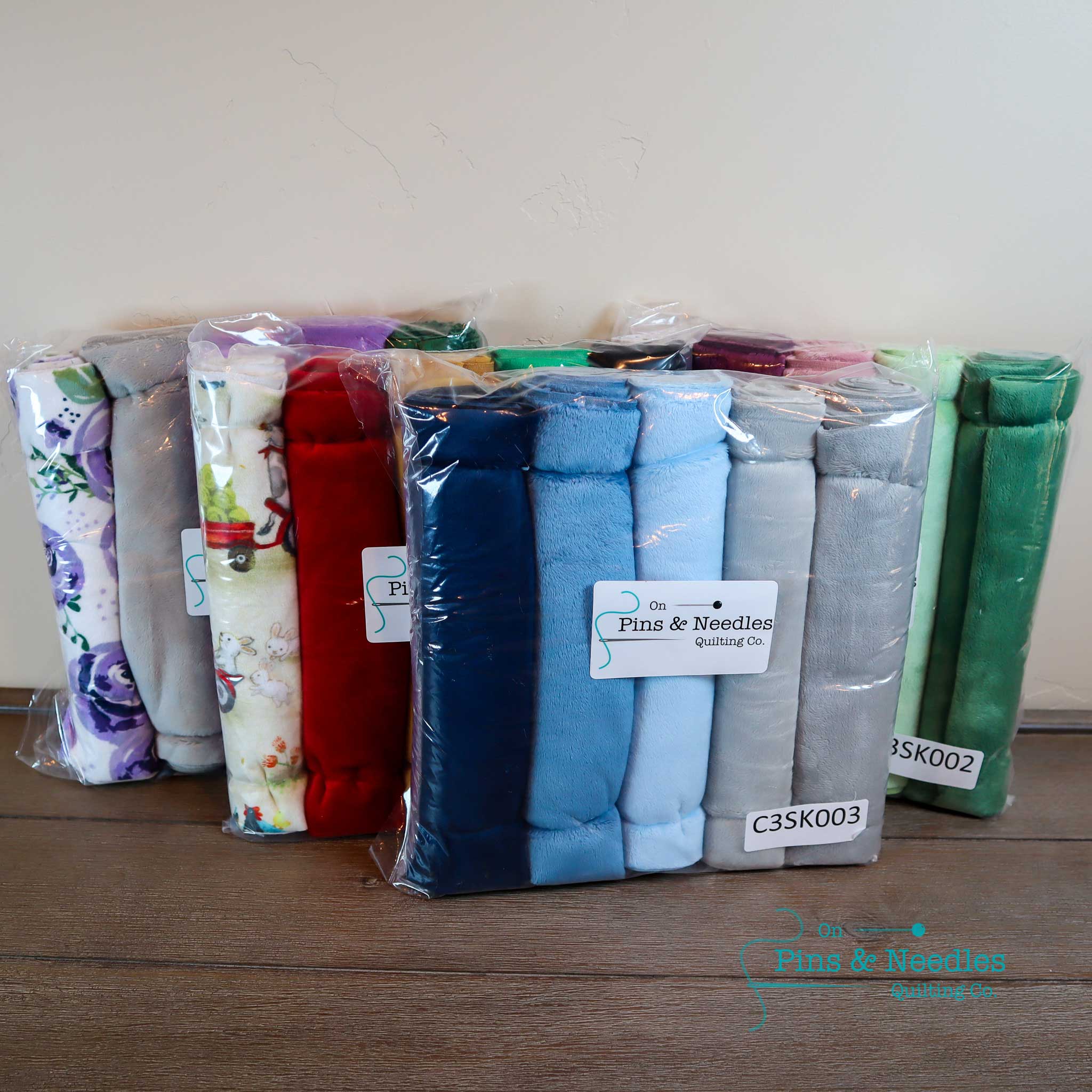 Limited Bundles 5 Pack of 10" x 60" Cuddle Strips - Shannon Fabrics - On Pins & Needles Quilting Co.
