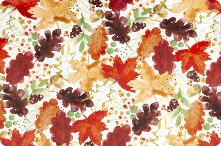 Shannon Digital Cuddle Autumn Leaves Harvest Minky Fabric (PRICE PER 1/2 YARD) - On Pins & Needles Quilting Co.