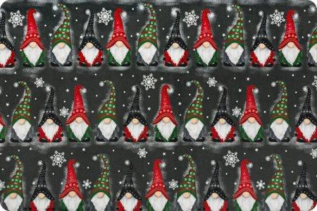 Shannon Digital Cuddle Gnomes Ash Minky Fabric (PRICE PER 1/2 YARD) - On Pins & Needles Quilting Co.