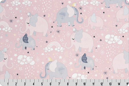 Shannon Fabrics 10" x 60" Cuddle Minky Print Fabric Strips - On Pins & Needles Quilting Co.