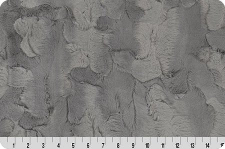 Shannon Fabrics 2 Yard Luxe Cuddle Cut Hide Graphite Minky Fabric (60"x72") - On Pins & Needles Quilting Co.