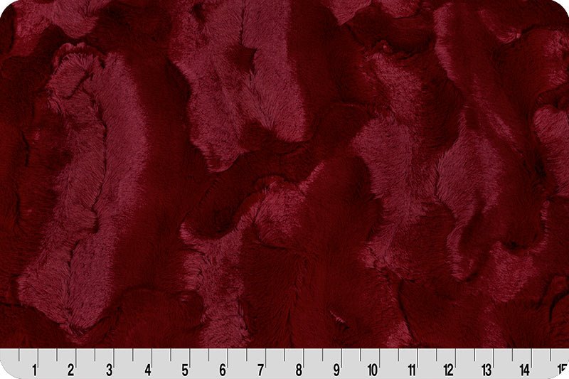 Shannon Fabrics 2 Yard Luxe Cuddle Cut Hide Merlot Minky Fabric (60"x72") - On Pins & Needles Quilting Co.