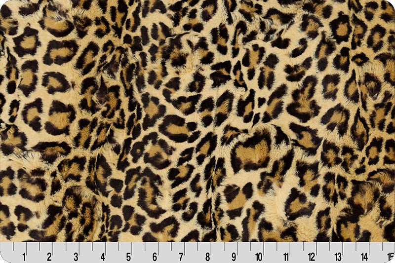 Shannon Fabrics 2 Yard Luxe Cuddle Cut Leopard Sand Minky Fabric (60"x72") - On Pins & Needles Quilting Co.