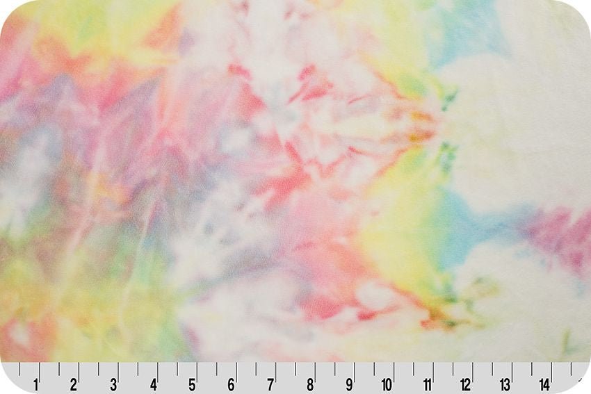 Shannon Fabrics Cuddle Tie Dye Pastel Minky Fabric (PRICE PER 1/2 YARD) - On Pins & Needles Quilting Co.