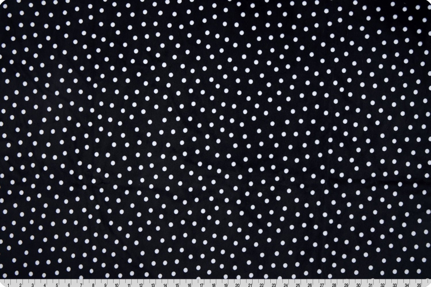 Shannon Fabrics Digital Cuddle Dot Black Minky Fabric - On Pins & Needles Quilting Co.