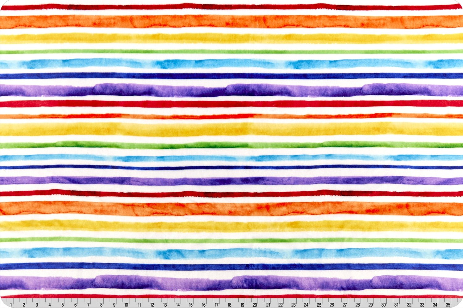 Shannon Fabrics Digital Cuddle Stripe Rainbow Minky Fabric - On Pins & Needles Quilting Co.