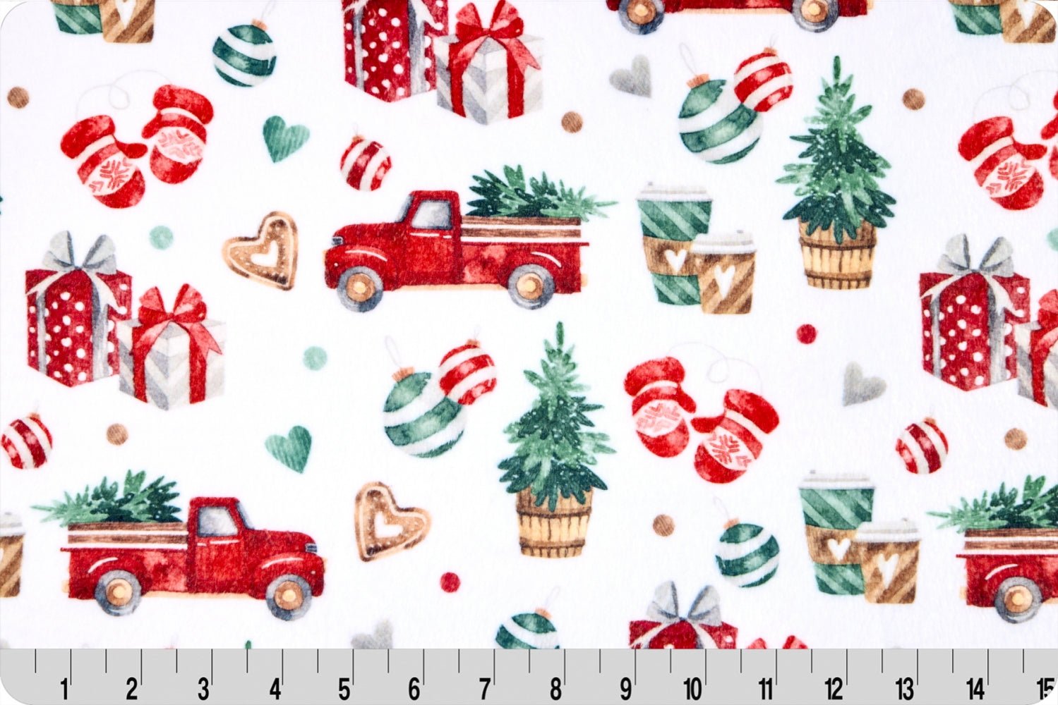 Shannon Fabrics Double-Sided Trucks Cloud Cuddle Multi Minky Fabric - On Pins & Needles Quilting Co.