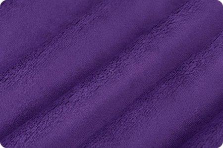 Shannon Fabrics Extra Wide 90" Solid Cuddle 3 Amethyst Minky Fabric (PRICE PER 1/2 YARD) - On Pins & Needles Quilting Co.