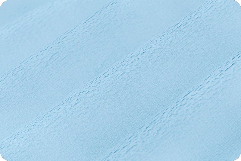 Shannon Fabrics Extra Wide 90" Solid Cuddle 3 Baby Blue Minky Fabric - On Pins & Needles Quilting Co.