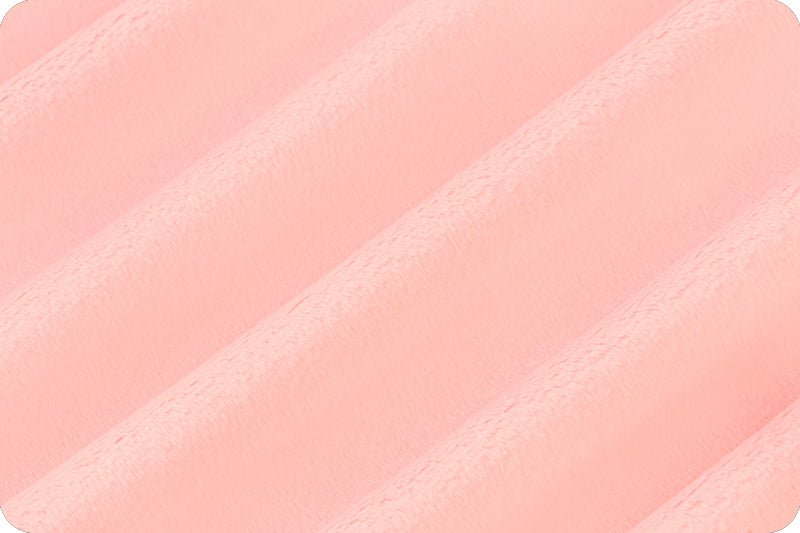 Shannon Fabrics Extra Wide 90" Solid Cuddle 3 Baby Pink Minky Fabric (PRICE PER 1/2 YARD) - On Pins & Needles Quilting Co.