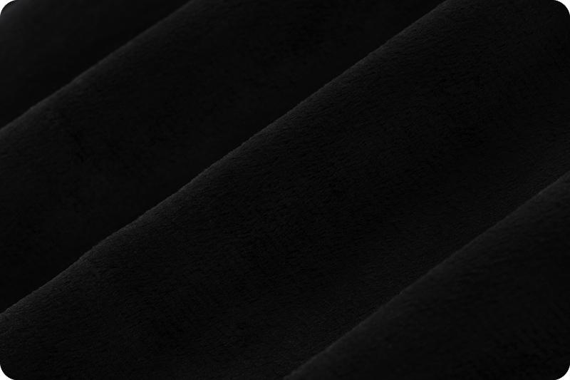Shannon Fabrics Extra Wide 90" Solid Cuddle 3 Black (PRICE PER 1/2 YARD) - On Pins & Needles Quilting Co.