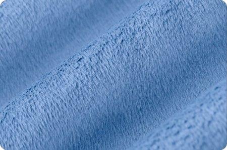 Shannon Fabrics Extra Wide 90" Solid Cuddle 3 Bluebell Minky Fabric (PRICE PER 1/2 YARD) - On Pins & Needles Quilting Co.