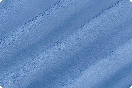 Shannon Fabrics Extra Wide 90" Solid Cuddle 3 Bluebell Minky Fabric (PRICE PER 1/2 YARD) - On Pins & Needles Quilting Co.