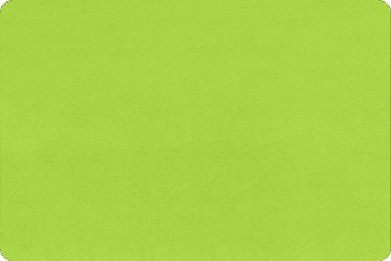 Shannon Fabrics Extra Wide 90" Solid Cuddle 3 Dark Lime Minky Fabric (PRICE PER 1/2 YARD) - On Pins & Needles Quilting Co.