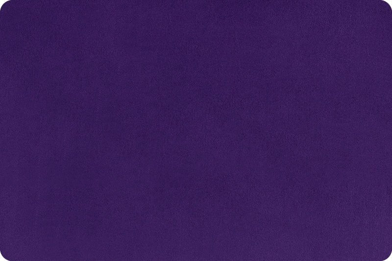 Shannon Fabrics Extra Wide 90" Solid Cuddle 3 Eggplant Minky Fabric (PRICE PER 1/2 YARD) - On Pins & Needles Quilting Co.