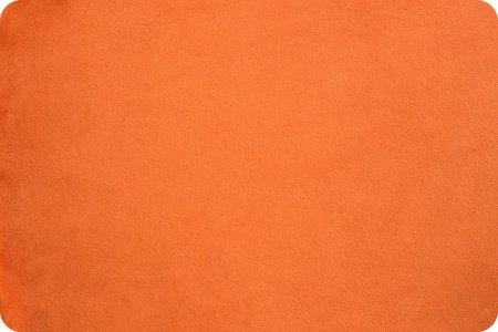 Shannon Fabrics Extra Wide 90" Solid Cuddle 3 Mandarin Minky Fabric (PRICE PER 1/2 YARD) - On Pins & Needles Quilting Co.
