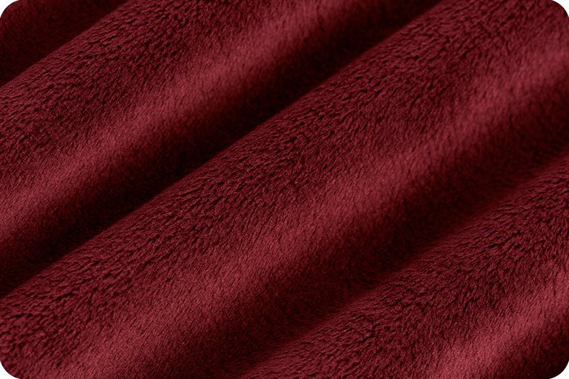 Shannon Fabrics Extra Wide 90" Solid Cuddle 3 Merlot Minky Fabric (PRICE PER 1/2 YARD) - On Pins & Needles Quilting Co.