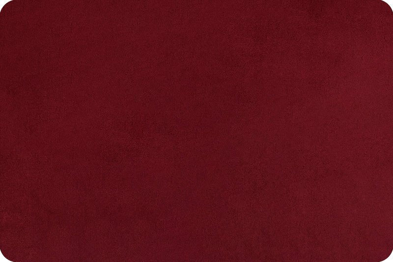Shannon Fabrics Extra Wide 90" Solid Cuddle 3 Merlot Minky Fabric (PRICE PER 1/2 YARD) - On Pins & Needles Quilting Co.
