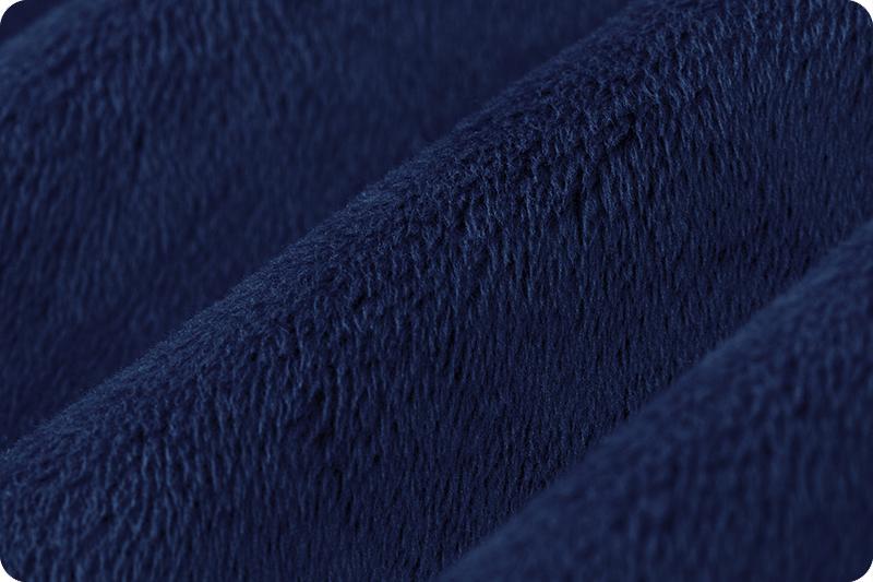 Shannon Fabrics Extra Wide 90" Solid Cuddle 3 Midnight Blue Minky Fabric (PRICE PER 1/2 YARD) - On Pins & Needles Quilting Co.